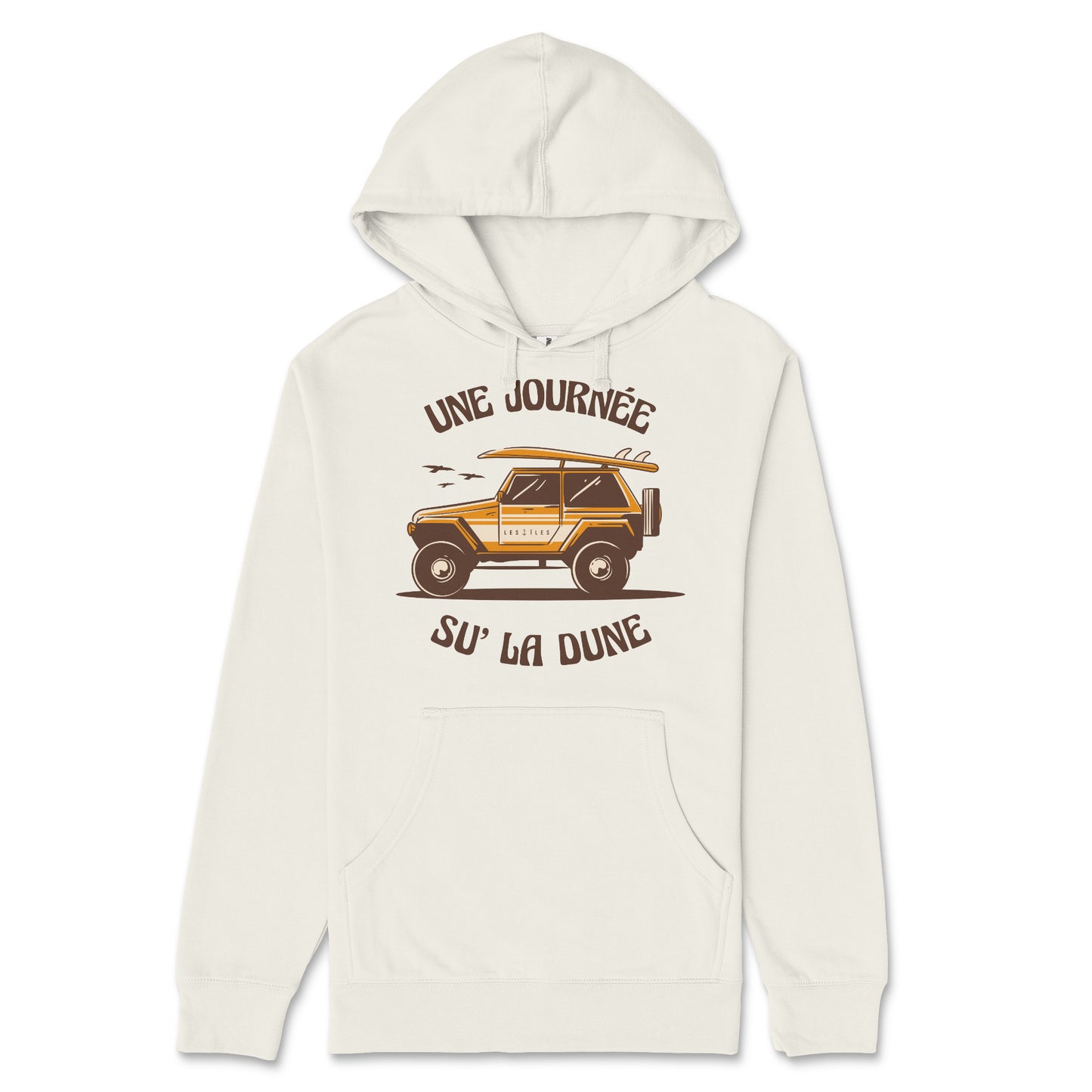 Su' la Dune Hoodie Adulte Naturel