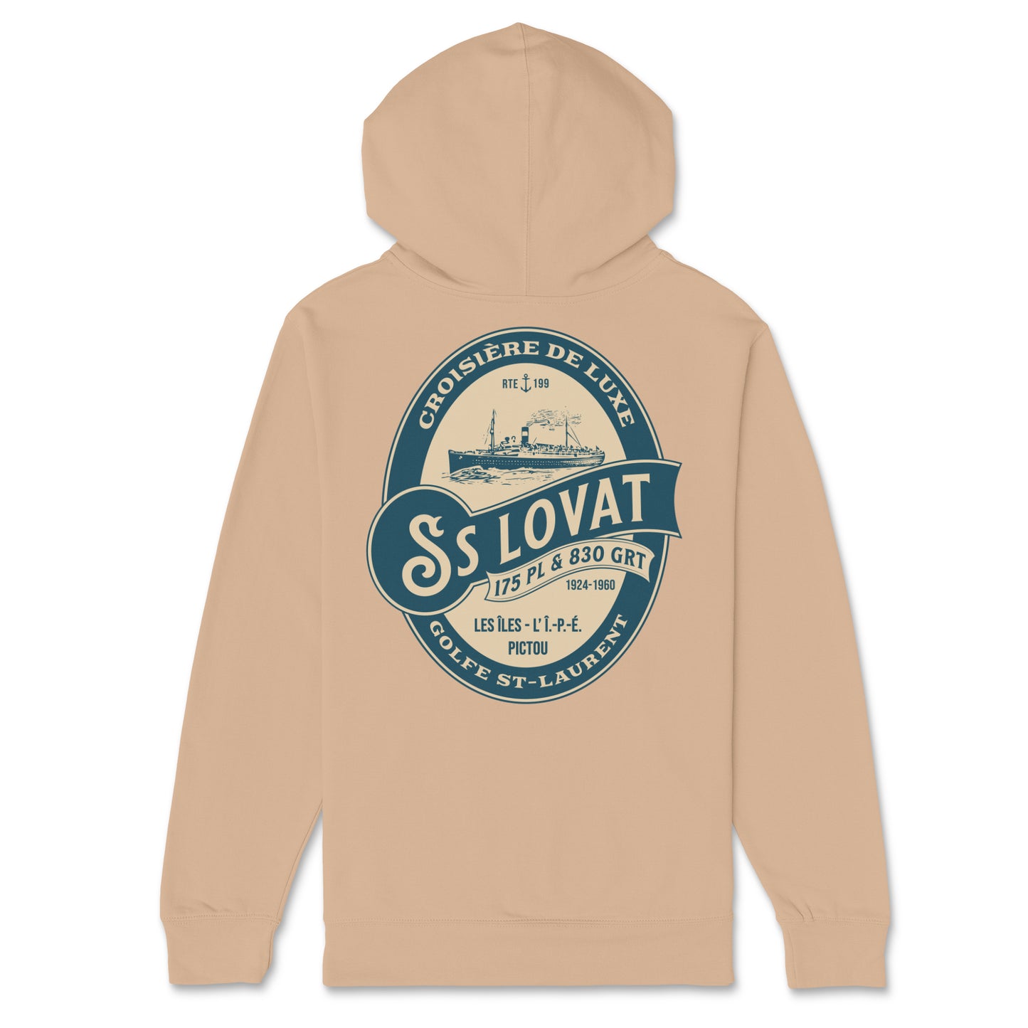 Le Lovat Hoodie Adulte Beige