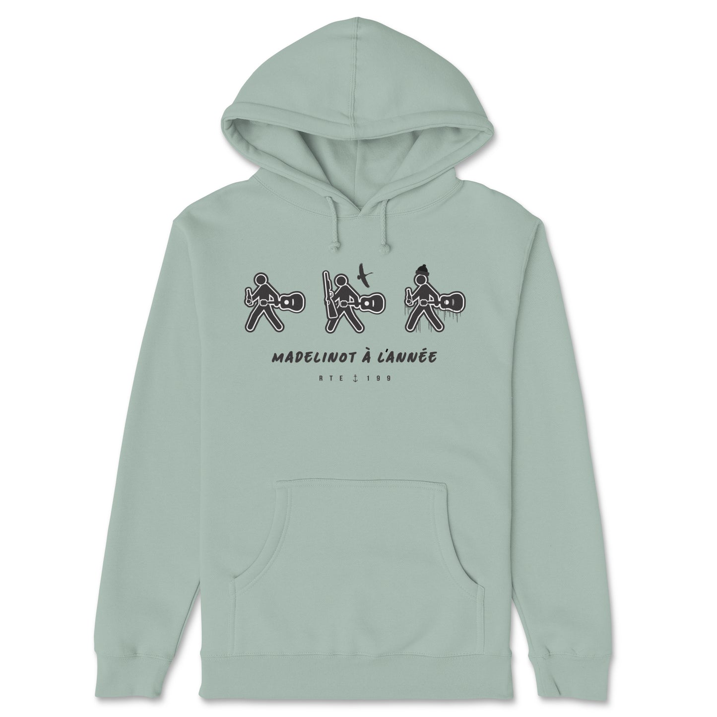 Madelinot à l'Année Hoodie Adulte Sauge