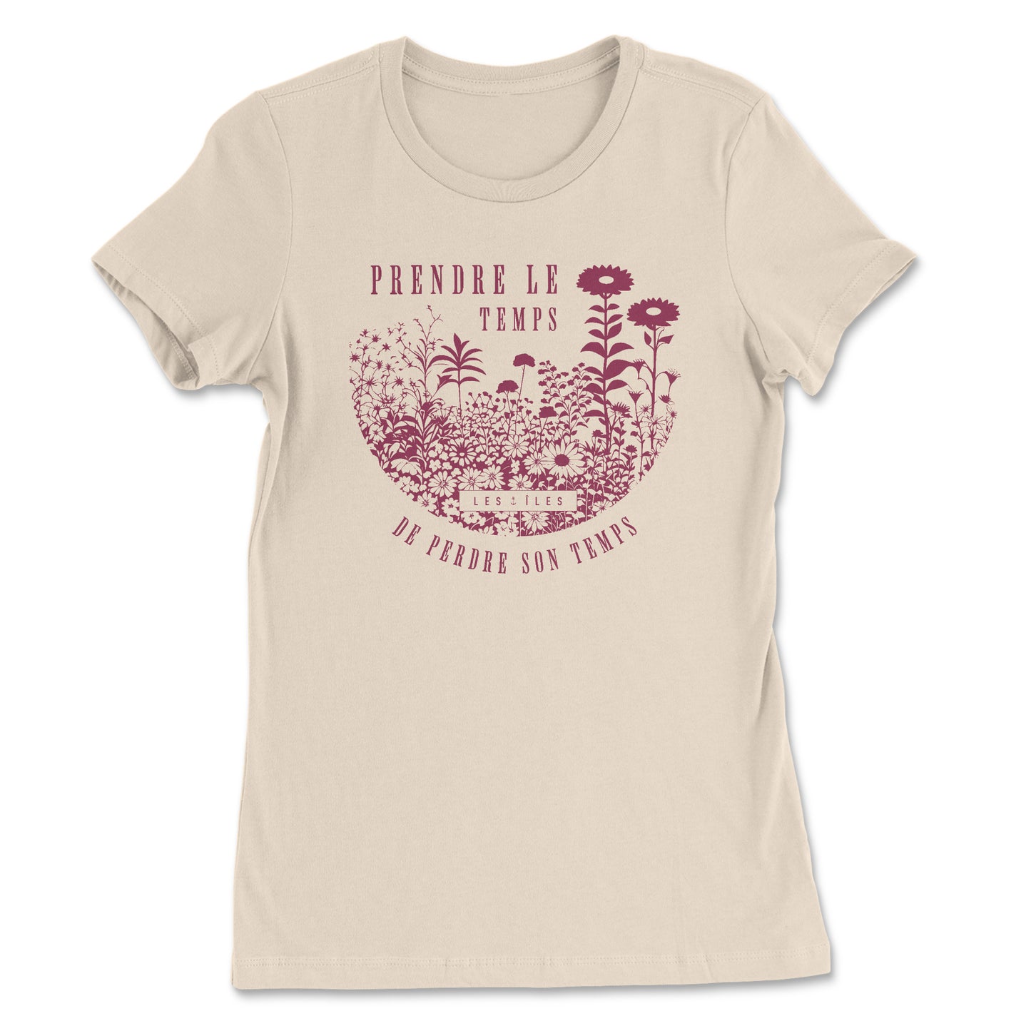 Prendre le Temps T-Shirt Femme Naturel