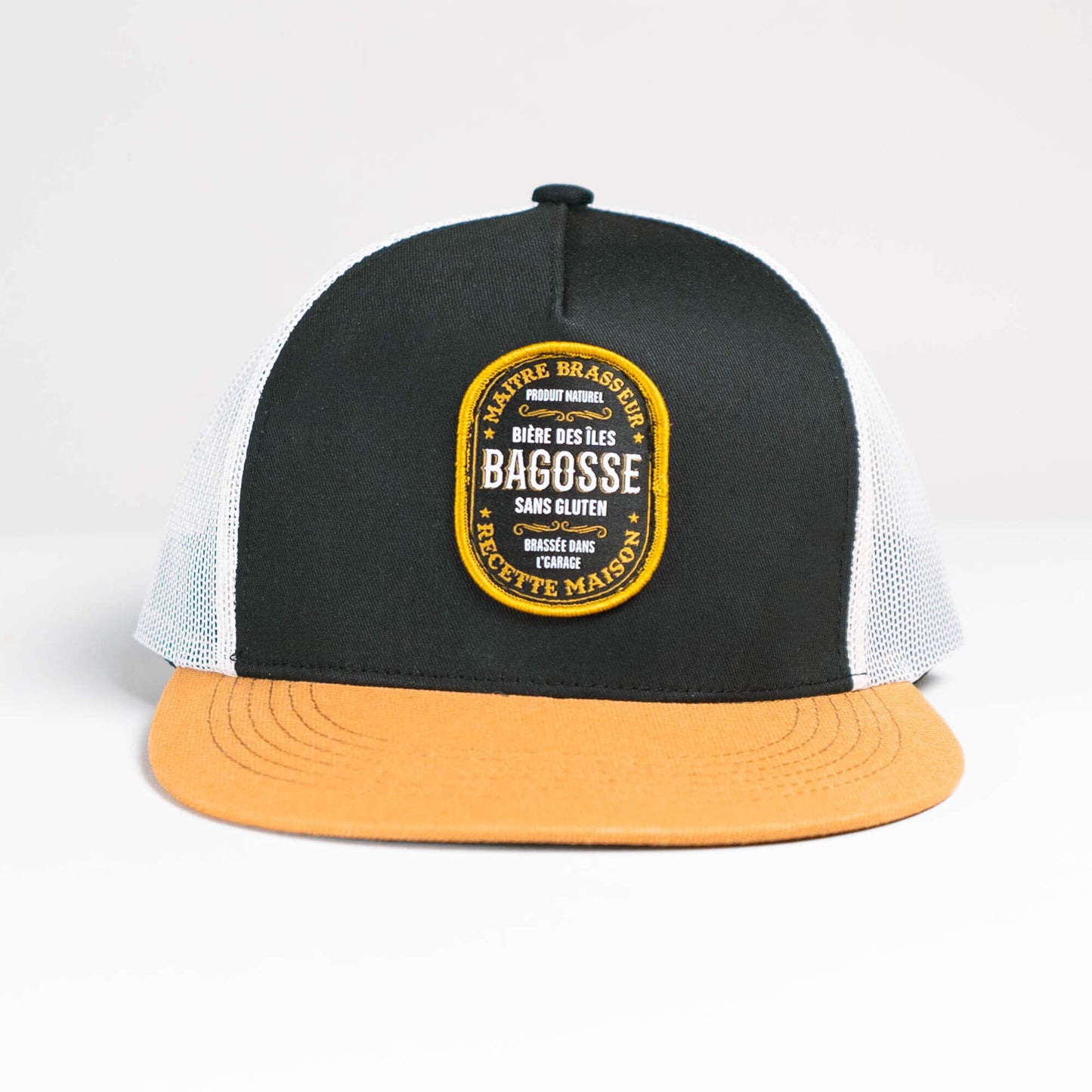 Casquette Bagosse Noir et Sable