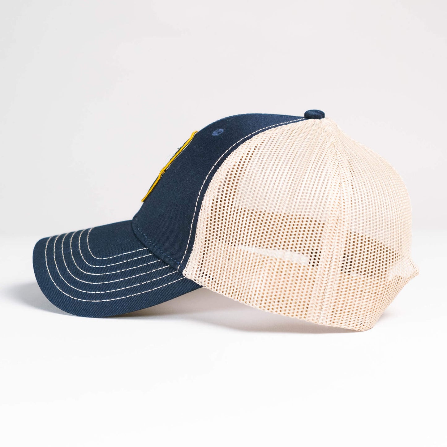 Casquette Bagosse Marine et Taupe