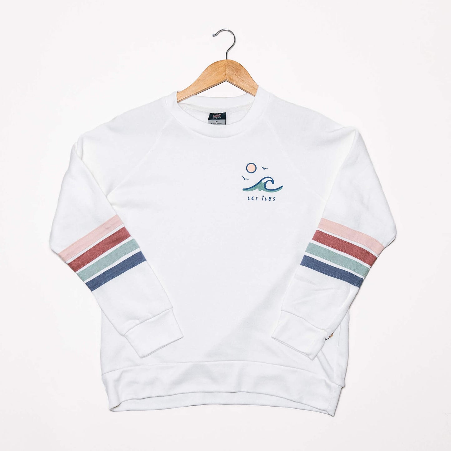 Crewneck Vague au coucher du soleil Naturel