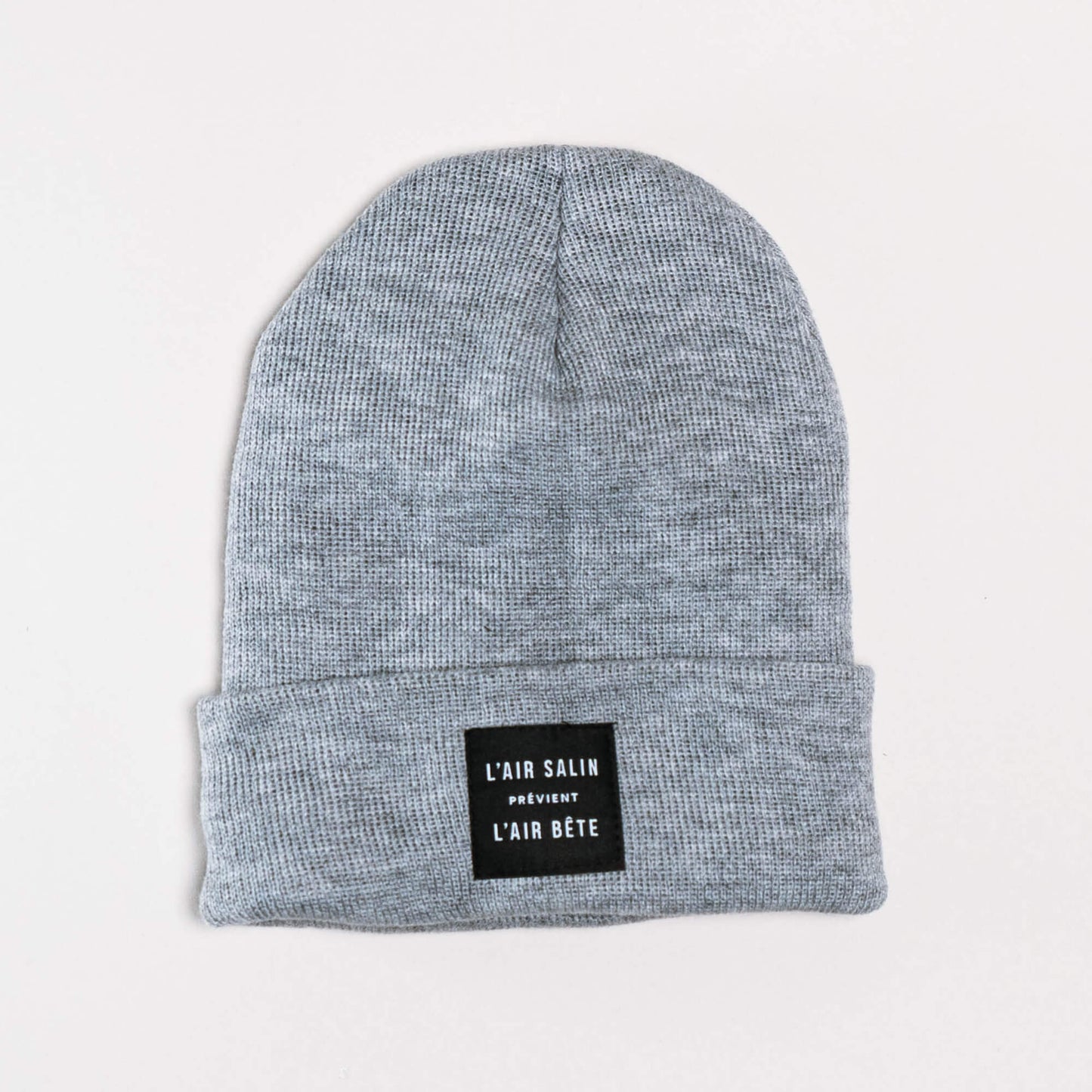 Tuque Grise L'air salin prévient l'air bête