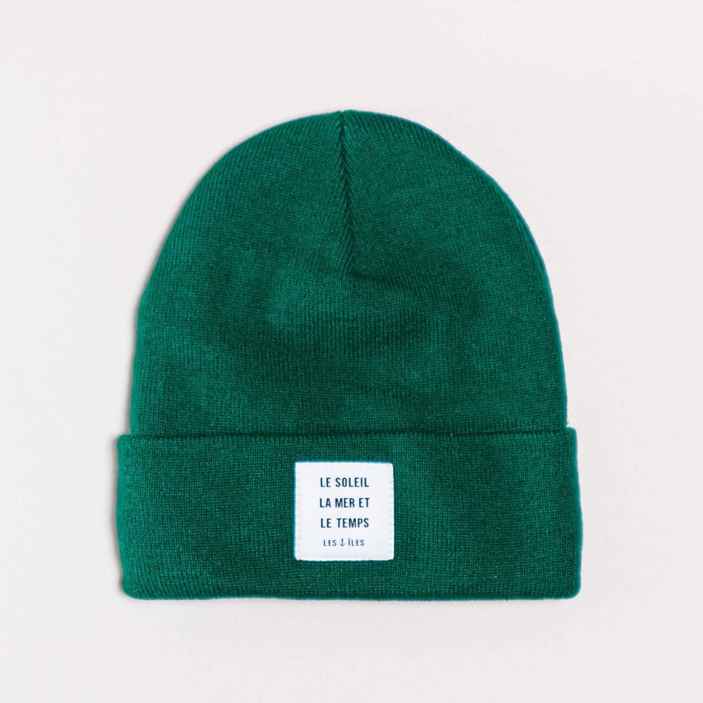 Tuque Verte Le Soleil, La Mer et Le Temps