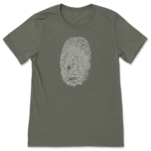 T-Shirt Empreinte Les Îles Vert