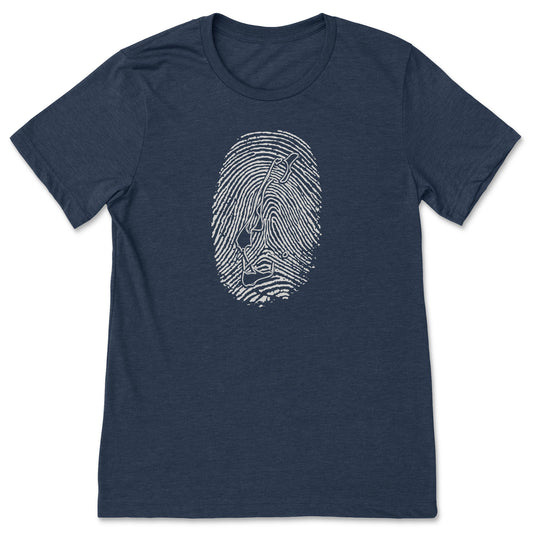 T-Shirt Empreinte Les Îles Marine