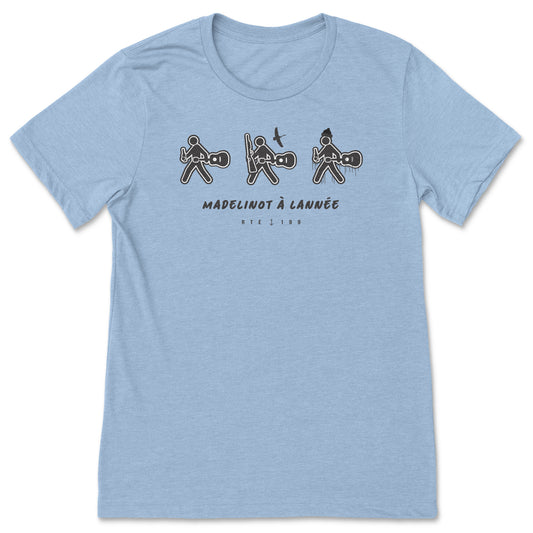T-Shirt Madelinot à l'année Bleu