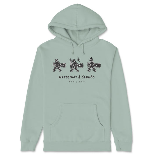 Madelinot à l'Année Hoodie Adulte Sauge