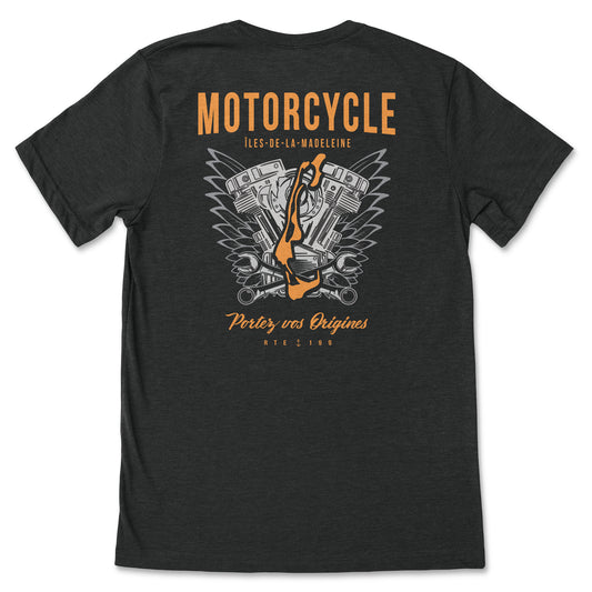 T-Shirt Motorcycle Noir