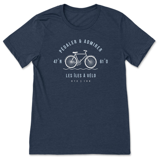 T-Shirt Pédaler et Admirer Marine
