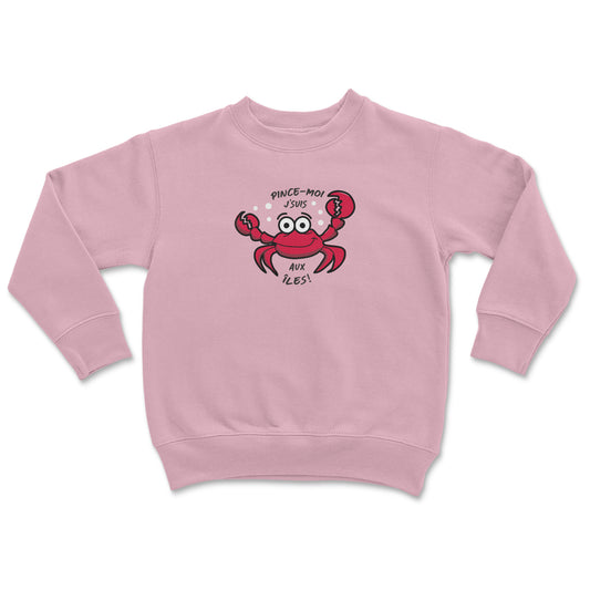 Pince-Moi Crewneck Bambin Rose