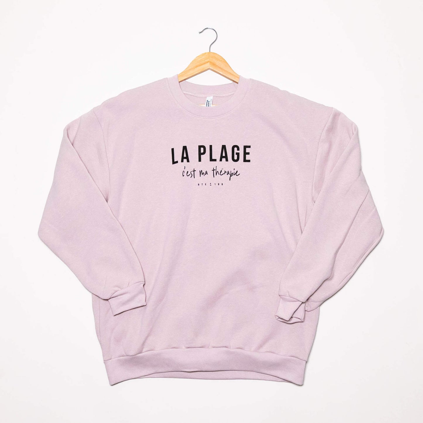 Crewneck La Plage C'est Ma Thérapie Blush