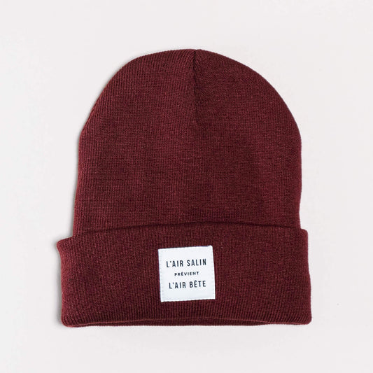 Tuque L'Air Salin Prévient L'Air Bête Bourgogne